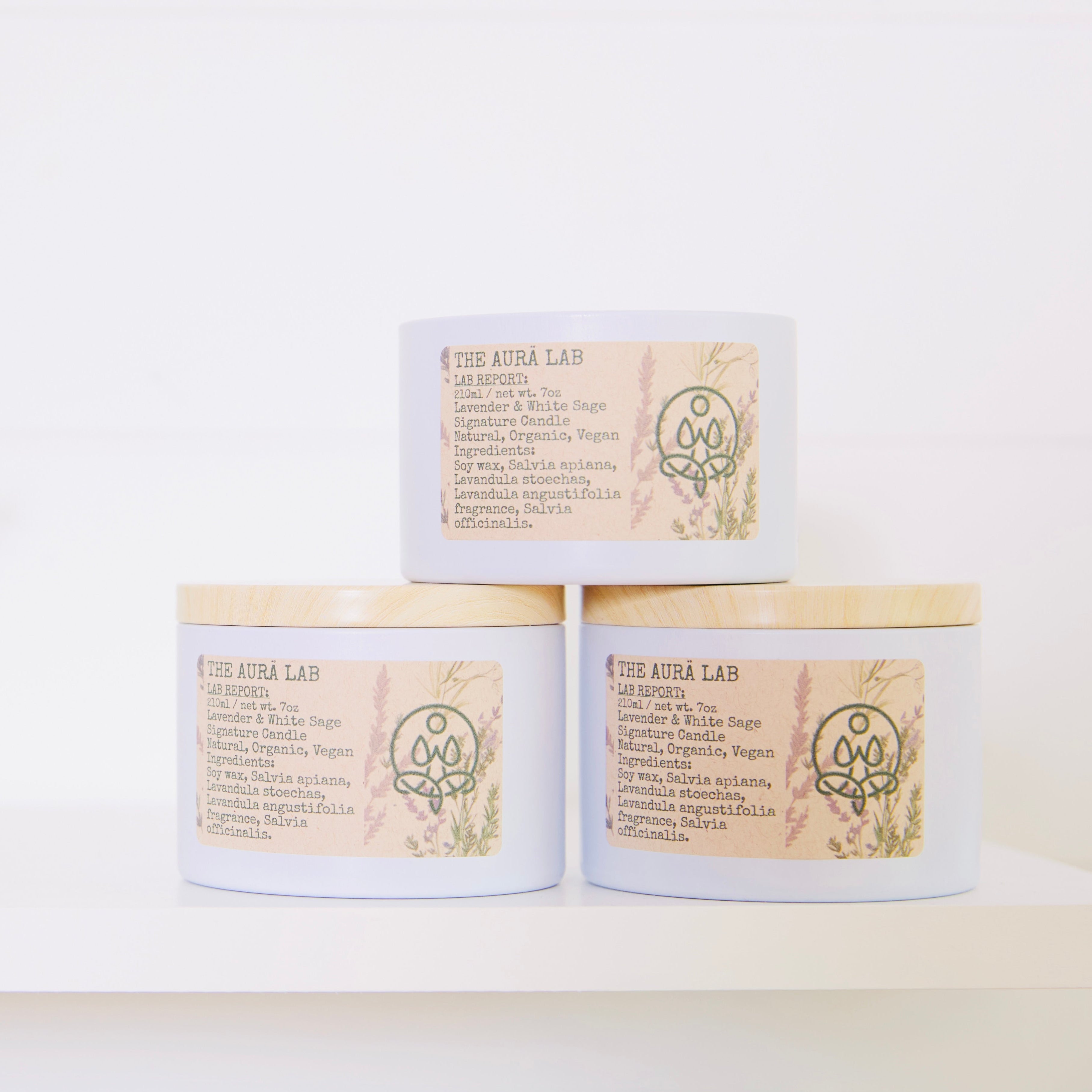 Lavender & White Sage Candle